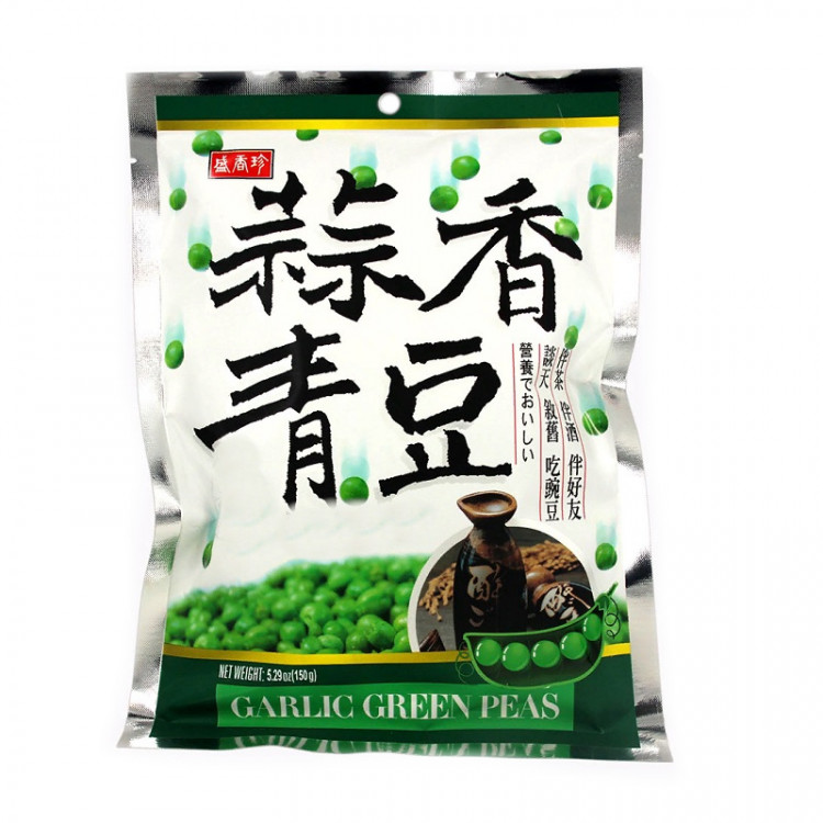 Зеленый горошек с чесноком,150 гр
