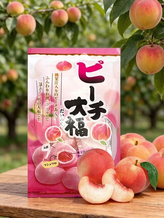 Моти со вкусом персика Kubota Seika, 113-125 гр