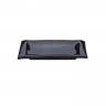 Тарелка прямоугольная без борта 28x19x2,5 см черн. 208(BLK)