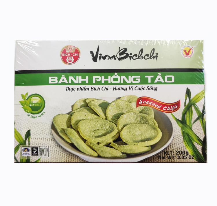 Чипсы из крахмала маниоки с морской водорослью BICH-CHI, 200 гр
