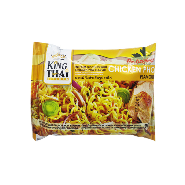 Лапша б/п со вкусом курицы Курица ФО Kingthai Kithcen, 90 г