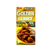 Соус карри Golden Curry среднеострый, брикет 90 г
