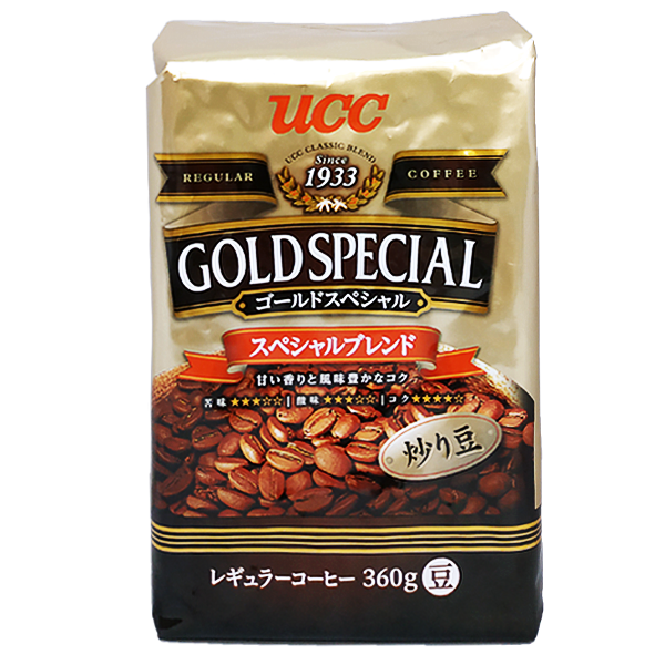 Кофе в зернах UCC Gold Special 360 гр