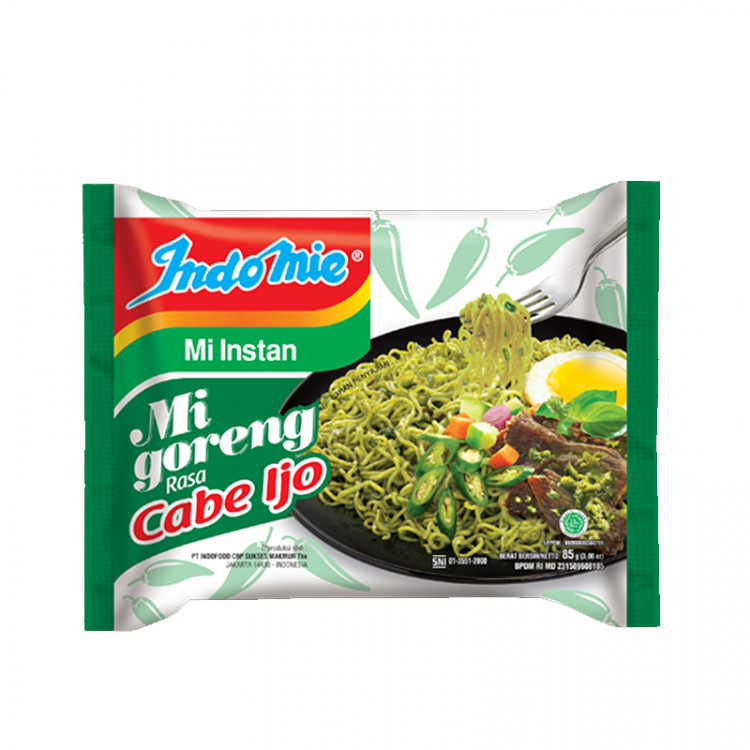 Лапша б/п Mi Goreng с зеленым перцем чили, м/у, 85 г