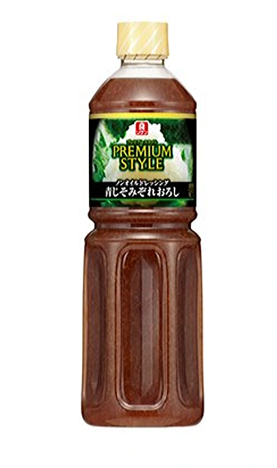 Соус премиум класса "Зеленая перилла и тертый дайкон" без масла "Riken", 1 л ВЫВОД