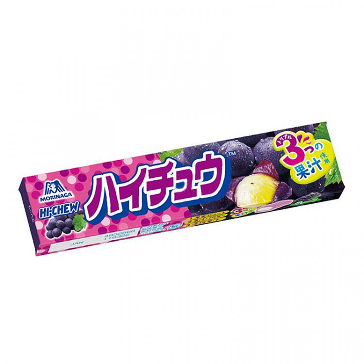 Жевательные конфеты "Моринага" со вкусом винограда, 55,2 г, Япония
