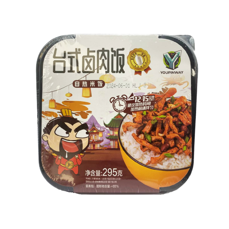 Рис саморазогревающийся с тушеным мясом в тайваньском стиле, 295 г