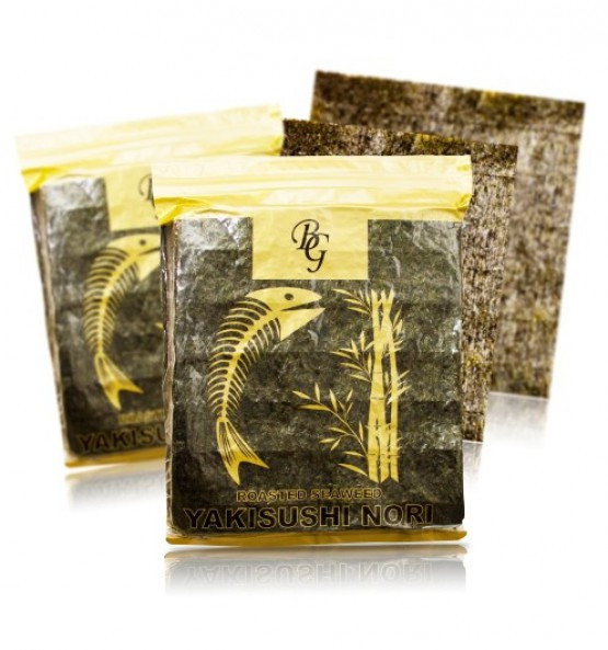 Водоросли Yaki Sushi Nori "BG" , 50 листов  ВЫВОД