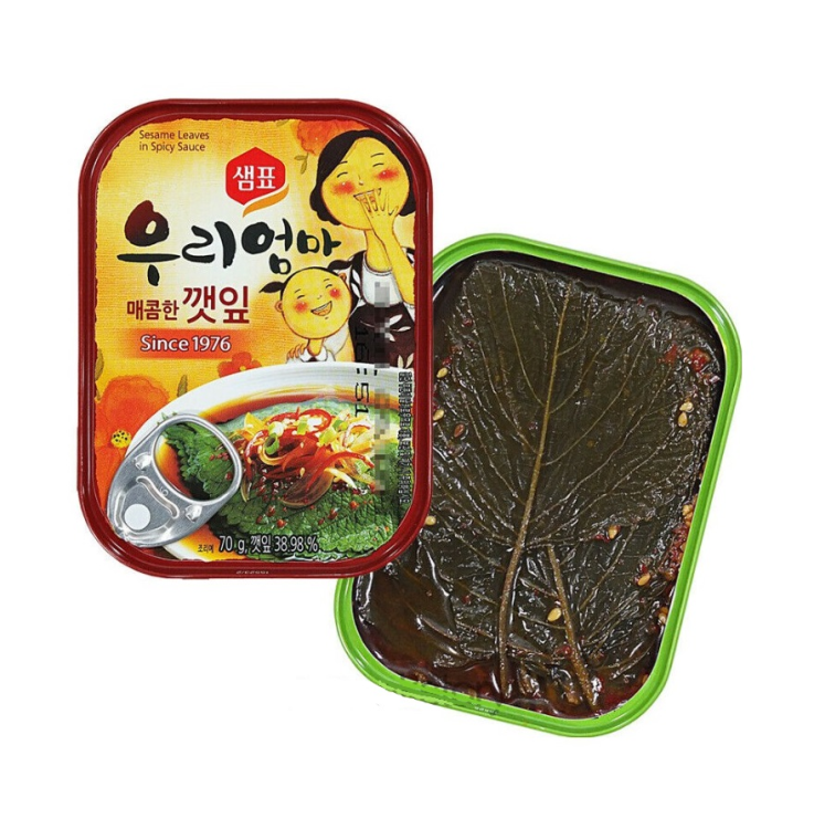Кунжутные листья в остром соусе 70гр