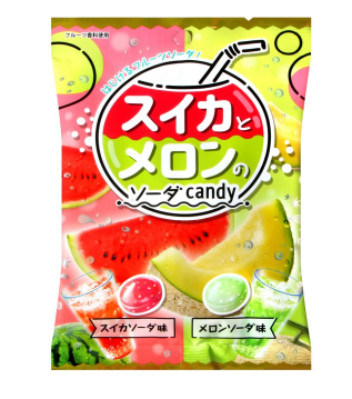 Карамель SENJAKU со вкусом арбуза и дыни, 70 гр