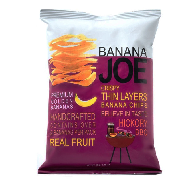 Чипсы банановые со вк. гикори барбекю, 50 г