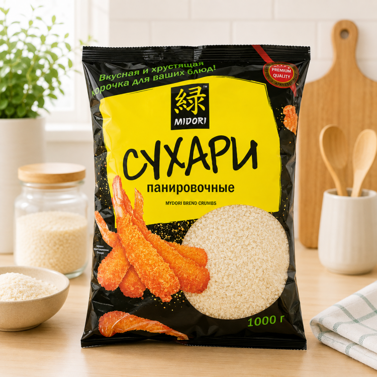 Сухари панировочные Мидори 1 кг