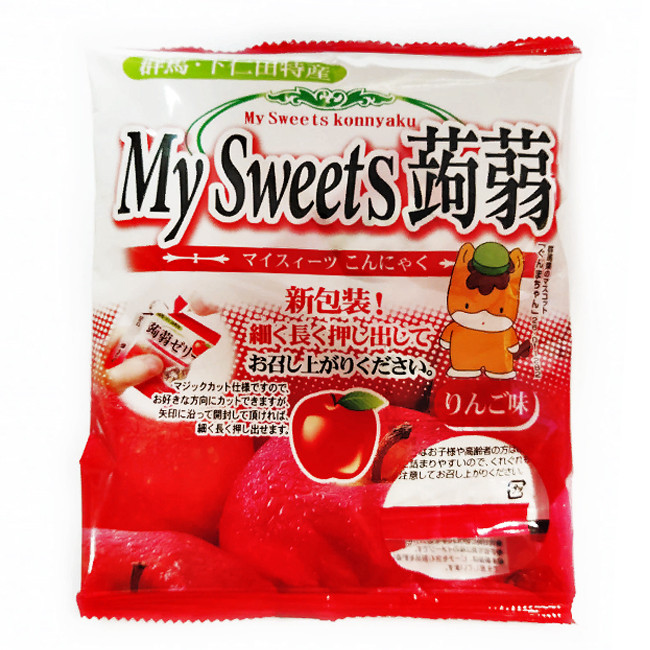 Желе конняку с коллагеном Яблоко Фудзи, 120 гр