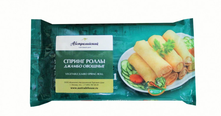 Спринг роллы с овощами Джамбо ( 6шт), 300  гр