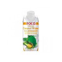 Кокосовая вода с соком ананаса FOCO 330 мл