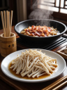 Грибы Еноки "Золотые нити", конс., "Вкус Азии", 400 г, Китай