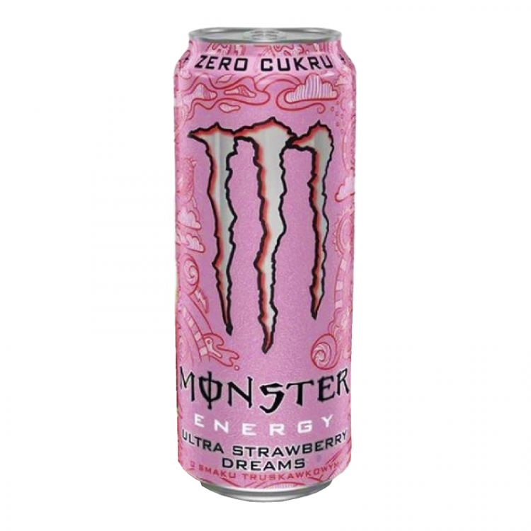 Энергетический напиток Monster Energy Ultra Strawberry Dreams 500 мл БЕЗ САХАРА