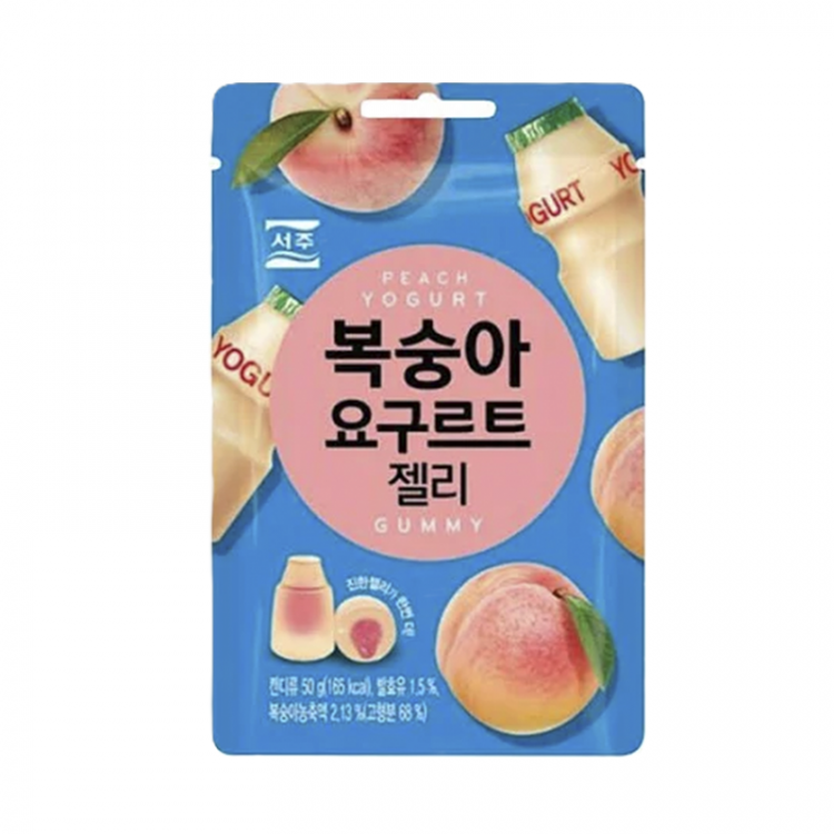 Мармелад со вкусом Персикового йогурта, 50 г, Peach Yogurt Jelly