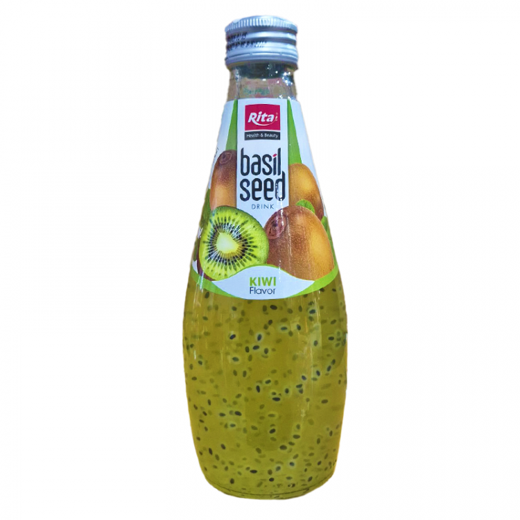 Напиток с соком киви и семенами базилика Basil Seed Juice Drink, 290 мл