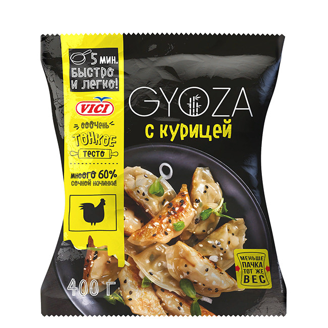 Пельмени гёдза с курицей VICI, 400 г