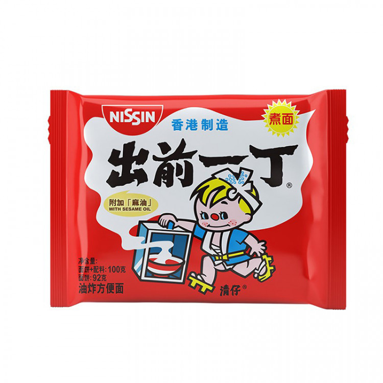 Лапша б/п Ниссин Рамен с кунжутным маслом, 100 г