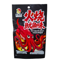 Снек соевый со вкусом острого кальмара Heyudong