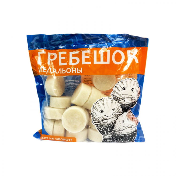 Медальоны из филе гребешка с/м,0,5 кг