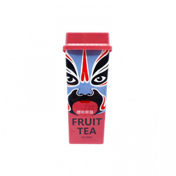 Напиток безалкогольный Zhenchun со вкусом вишни и клубники, 490 мл