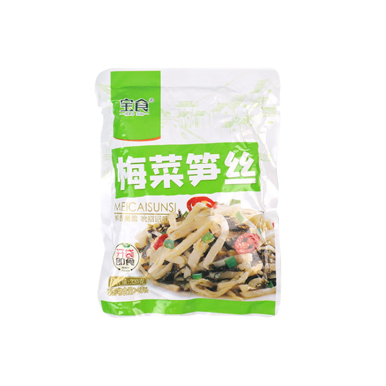 Салат из ростков горчицы и побеги бамбука маринованные, 320 гр