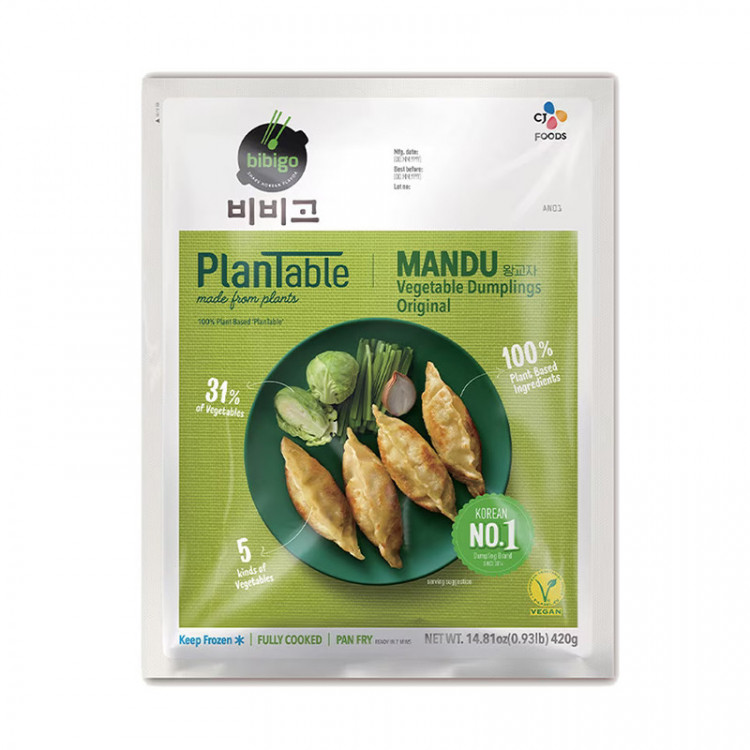 Дамплинги овощные оригинальные CJ Bibigo Plantable, 420 г