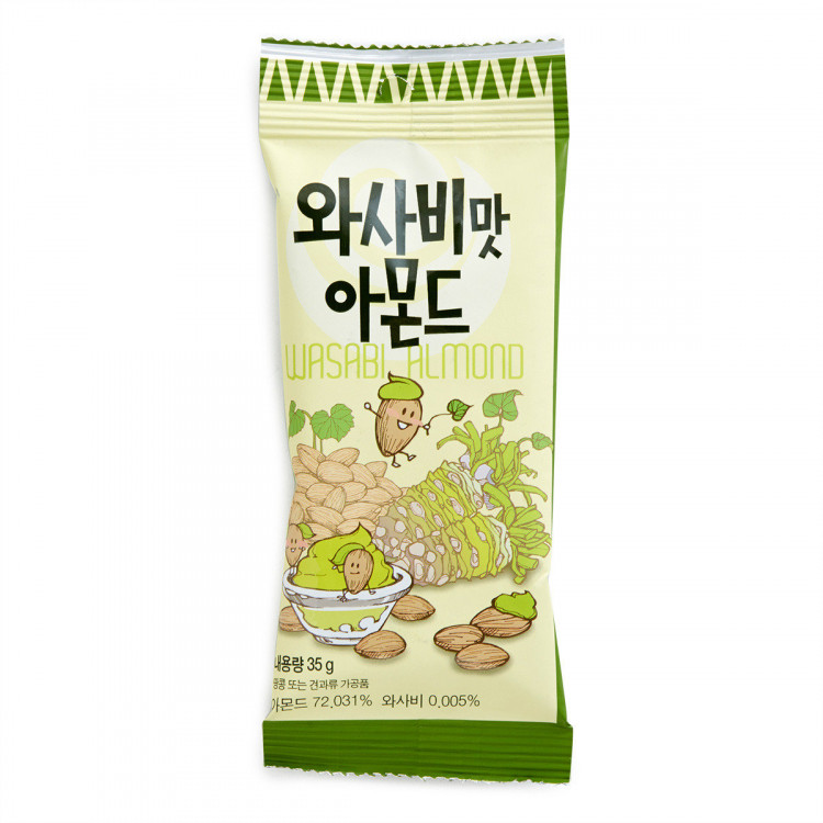 Миндаль обжаренный со вкусом васаби, 35 г
