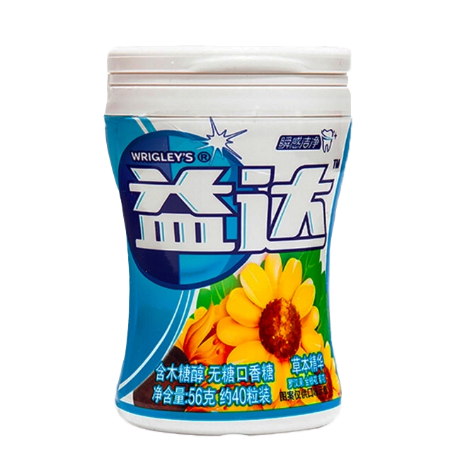 Жевательная резинка Wrigley со вкусом хризантемы, 56 гр
