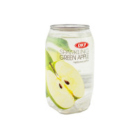 Напиток газированный OKF со вкусом зеленого яблока, 350 мл 