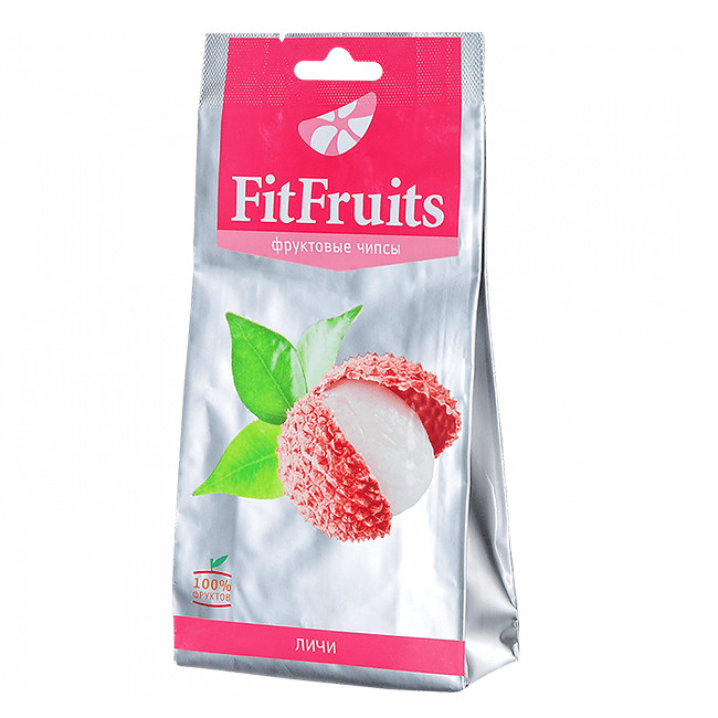 Фруктовые чипсы FitFruits Личи 20 гр
