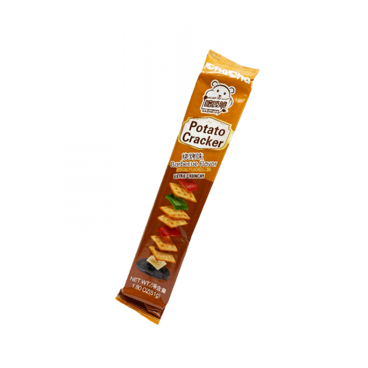 Картофельные крекеры со вкусом барбекю (коричневый) ChaCha, 51 г