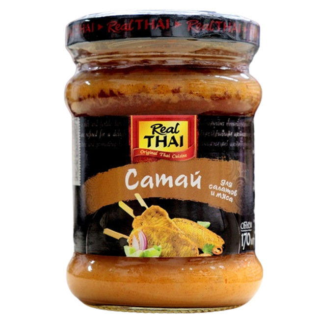Соус для салатов и мяса Сатай Real Thai, 170 мл (200 г)ВЫВОД