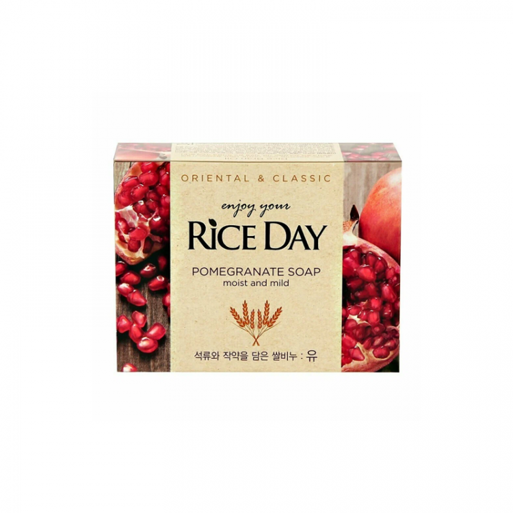 Мыло RICE DAY с гранатом и пионом, 100 гр