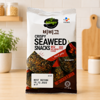 Снек из морской капусты со вкусом острой курицы CJ Bibigo, 5 гр