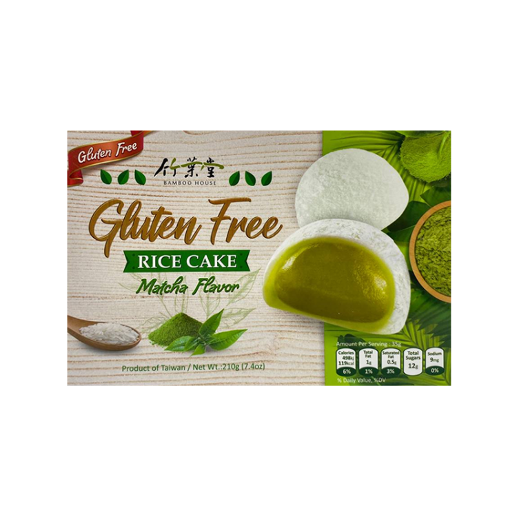 Моти пирожные без глютена Matcha "Зелёный чай" Bamboo House, 210 г