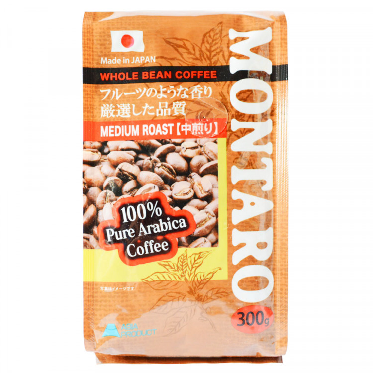 Кофе в зернах MONTARO сред. обжарки 100% Арабика 300 г