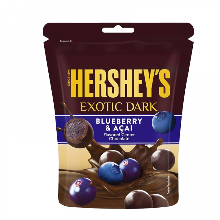 Конфеты шоколадные Голубика и Асаи Hershey's, 33,3 г