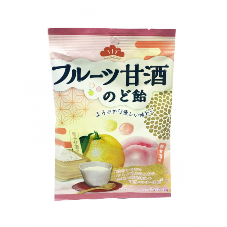 Леденцы фруктовые с "амадзакэ", 50 - 52 г, SENJAKU, Япония