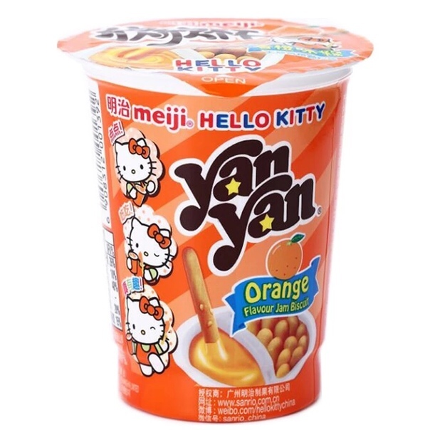 Хлебная палочка Hello Kitty с апельсиновой начинкой, 25 гр