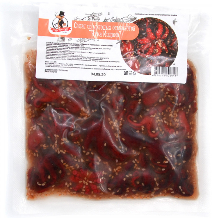 Салат из молодых осьминогов Чука Иидако Don Kreveton, 200 г