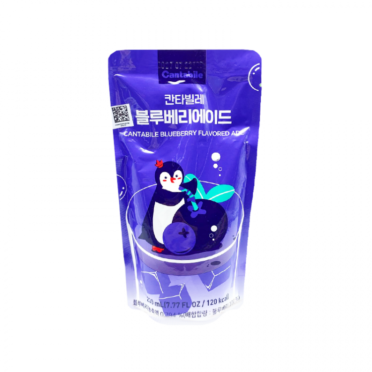 Напиток со вкусом Черники "Cantabile", 230 мл