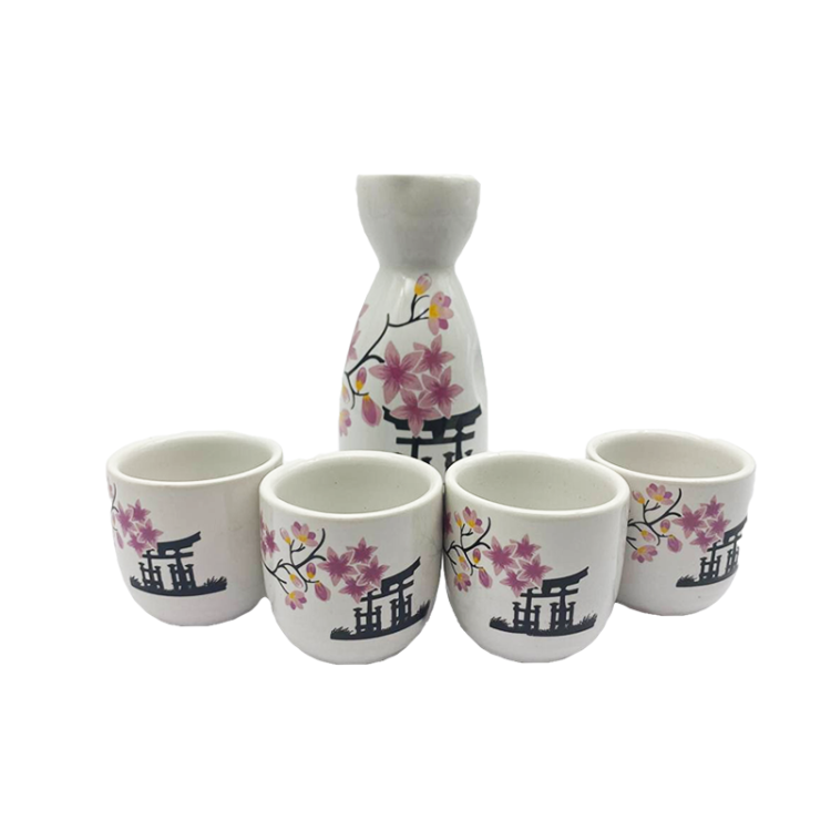 Керамический набор для саке TOKIO, 5 предметов