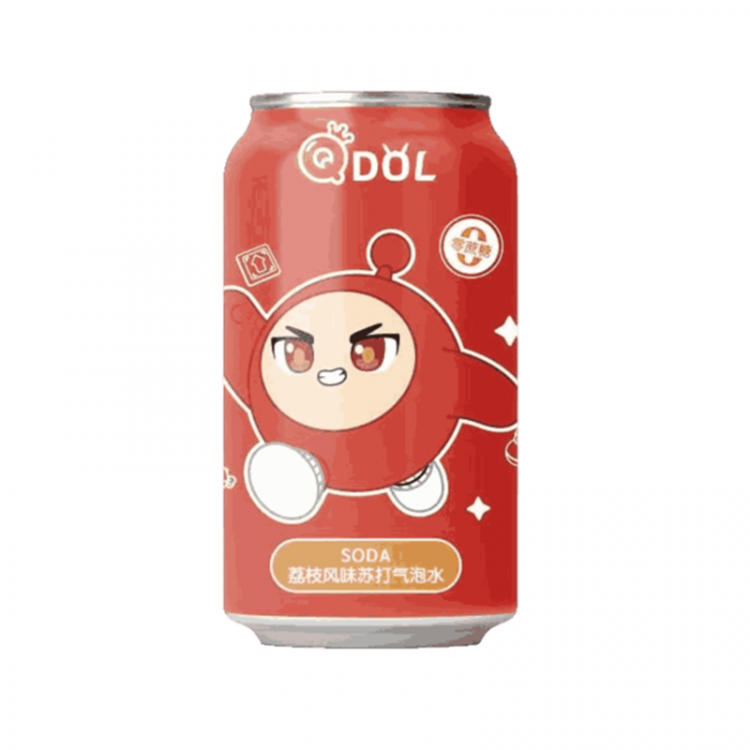 Газированная вода со вкусом Личи QDOL, 330мл