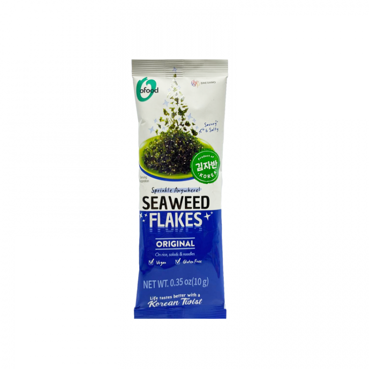 Хлопья морской капусты с оригинальным вкусом Seaweed Flakes, 10 г