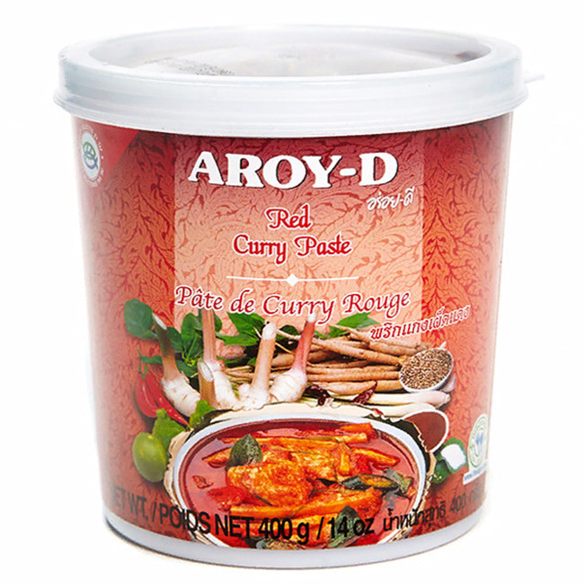 Паста карри красная Aroy-D, 400 г