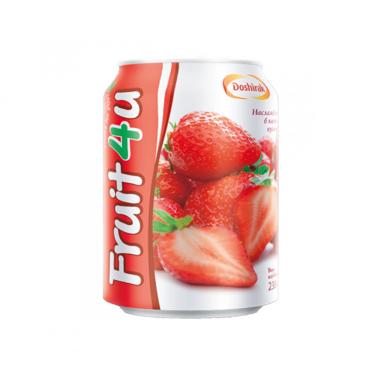 Напиток из клубничного пюре Фрут4ю, 238 мл